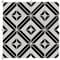Msi Rhombix Nero SAMPLE Polished Marble Mesh-Mounted Mosaic Tile ZOR-MD-0235-SAM - alternate 1